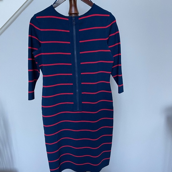 NWOT Pink Tartan Midi Dress - Picture 10 of 10